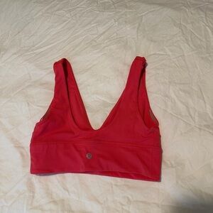 lululemon athletica Vibrant Red Sports Bra